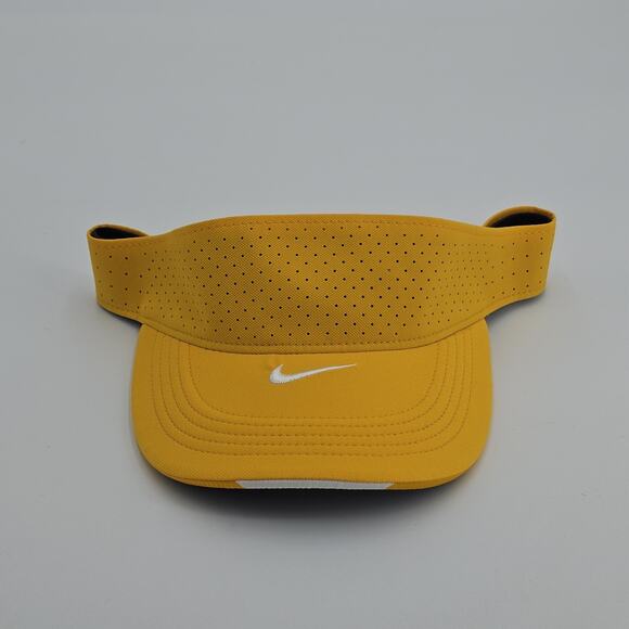 NEW Nike Adult Unisx VISOR AeroBill Adjustable XL Lightweight Golf Tennis YELLOW - Picture 1 of 11